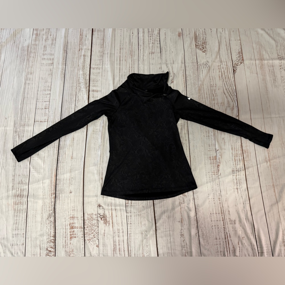 Nike Black Dri-Fit Long Sleeve Top.
